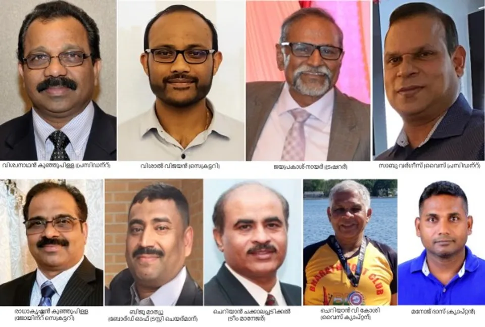 ന്യൂയോർക്കിലെ വള്ളം കളി പ്രേമികളായ മലയാളികളുടെ സംഘടനയായ ഭാരത് ബോട്ട് ക്ലബ്ബിന് നവ നേതൃത്വം