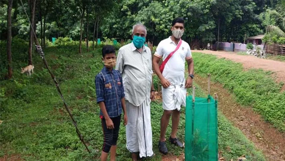 തളിരിട്ടു നിൽക്കുന്ന കിനാക്കൾ. മരങ്ങൾ നട്ട ജനസേവകൻ