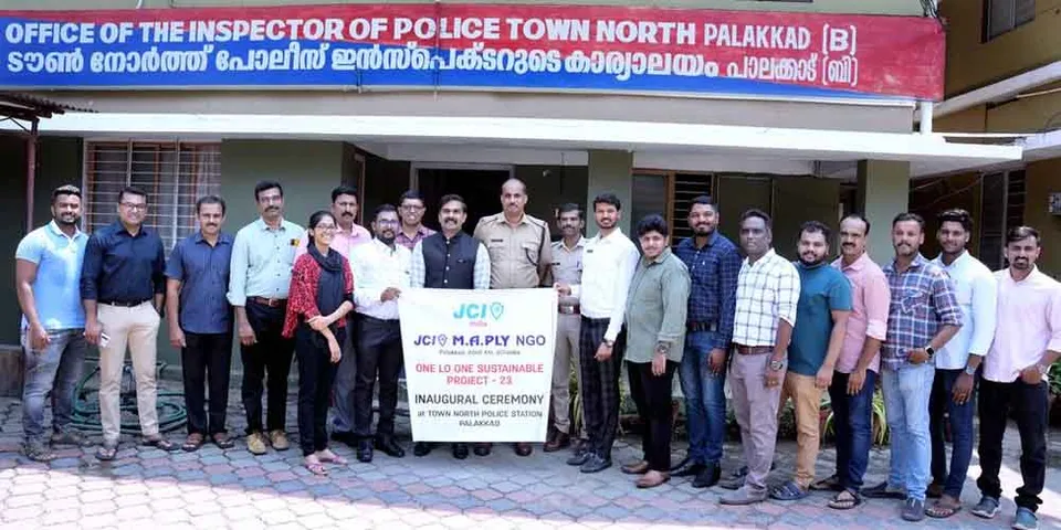 ജെസിഐ ഇന്ത്യ പാലക്കാട് ടൗണ്‍ നോർത്ത് പോലീസ് സ്റ്റേഷൻ നവീകരിച്ചു