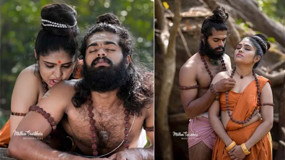 ഋഷ്യശൃംഗനേയും വൈശാലിയേയും പുനരവതരിപ്പിച്ച് കപ്പിള്‍ ഷൂട്ട്