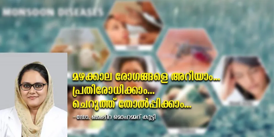 മഴക്കാല രോഗങ്ങളെ അറിയാം... പ്രതിരോധിക്കാം... ചെറുത്ത് തോൽപ്പിക്കാം; രോഗ ലക്ഷണങ്ങൾ ശ്രദ്ധയിൽ പെട്ടാൽ ഉടൻ വൈദ്യസഹായം തേടുക