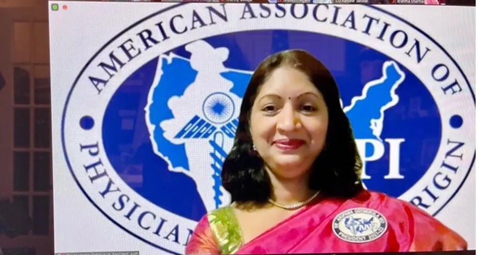 ഇന്ത്യയുടെ 75-ാം സ്വാതന്ത്ര്യദിനം പ്രമാണിച്ചു ഇന്ത്യയിലെ 74 ഗ്രാമങ്ങള്‍ ദത്തെടുക്കും - അമേരിക്കന്‍ അസോസിയേഷന്‍ ഓഫ് ഫിസിഷ്യന്‍സ് ഓഫ് ഇന്ത്യന്‍ ഒറിജിന്‍ സംഘടന പ്രസിഡന്റ് അനുപമ