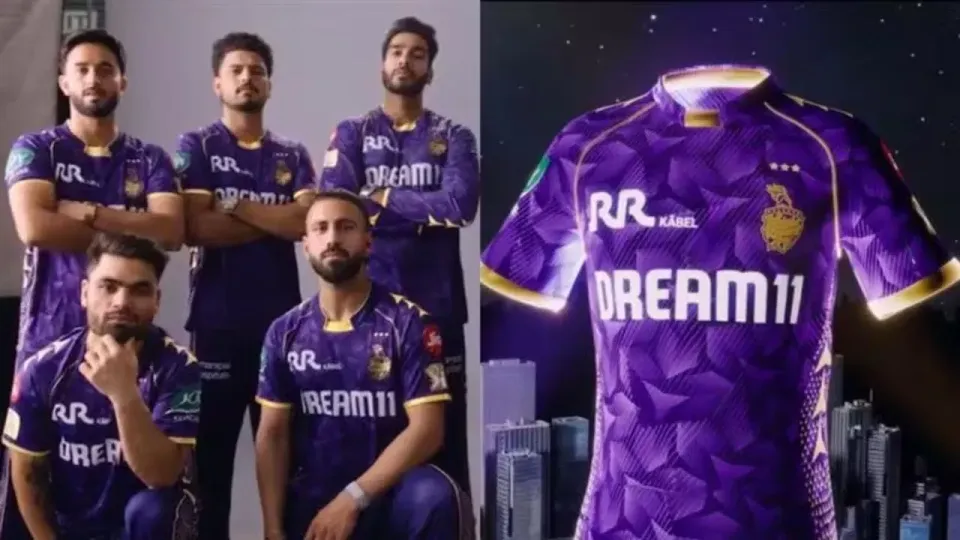 KKR unveil new jersey for IPL 2025