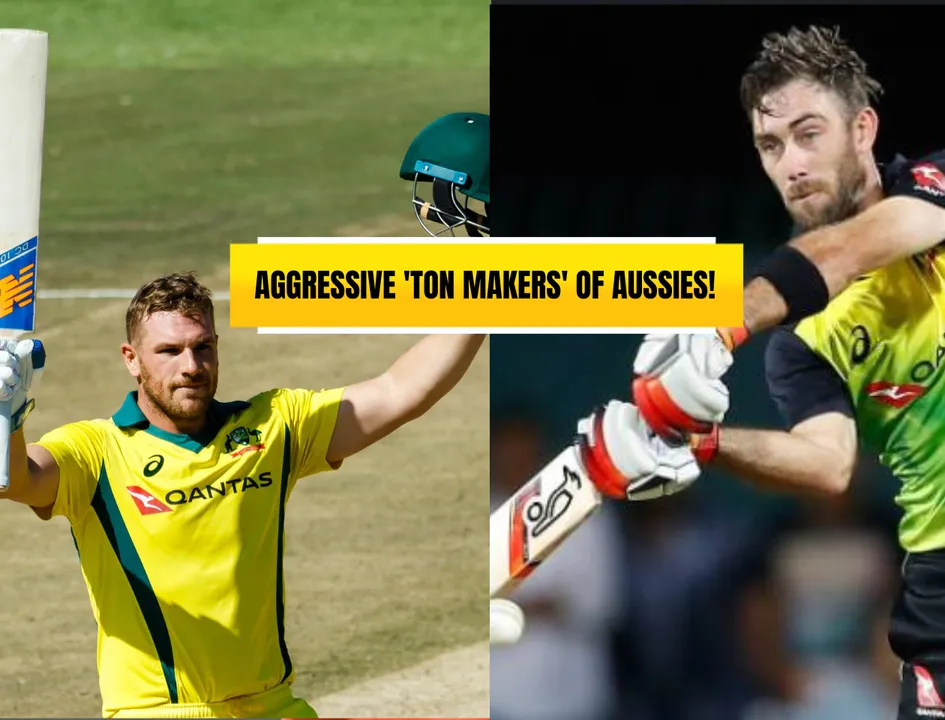 Aaron Finch & Glenn Maxwell (Source: Twitter)