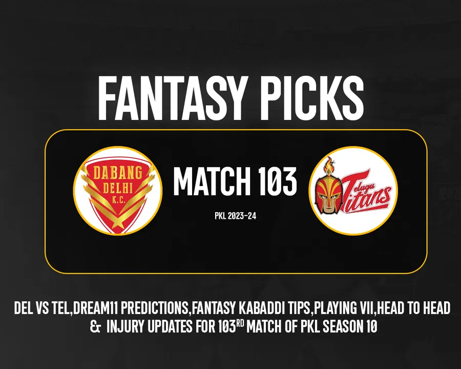 DEL vs TEL PKL 2023-24