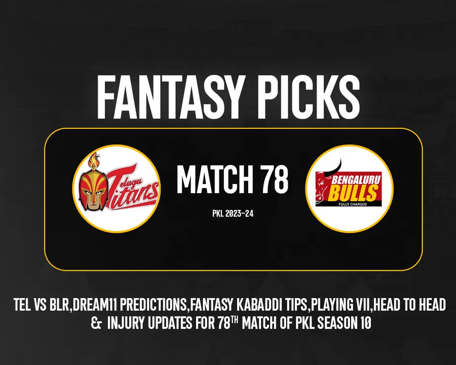 TEL vs BLR PKL 2023-24