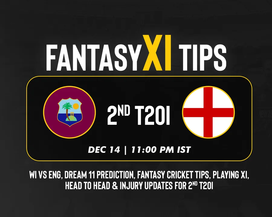 WI vs ENG 2nd T20I 