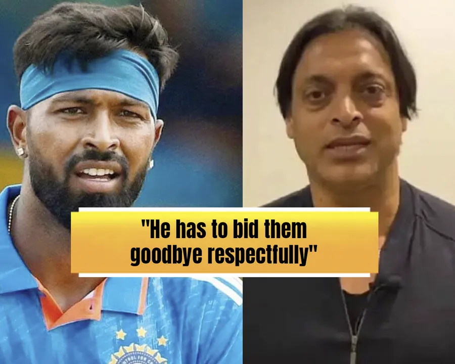 Hardik Pandya & Shoaib Akhtar (Source: Twitter)