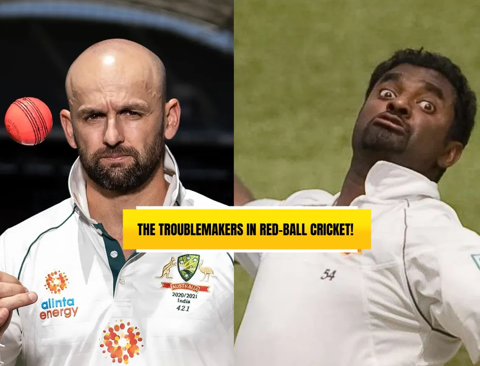 Nathan Lyon & Muttiah Muralitharan (Source: Twitter)