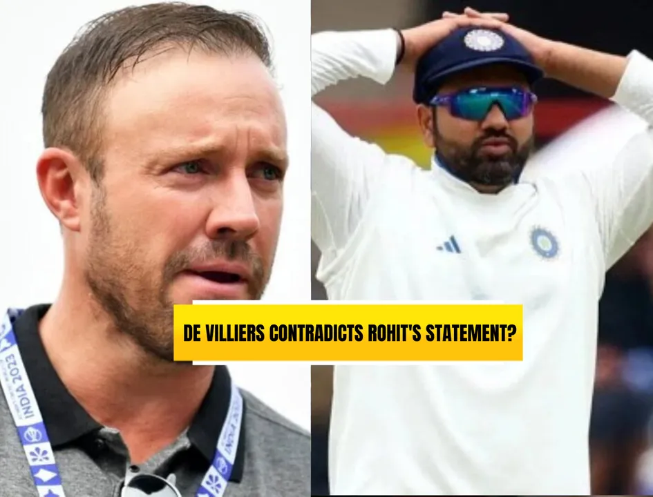AB de Villiers & Rohit Sharma (Source: Twitter)