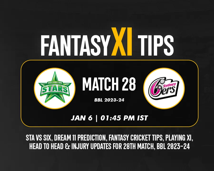 STA vs SIX BBL 2023-24
