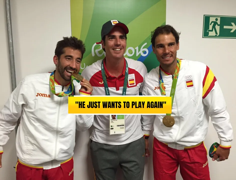Carlos Gomez Ferre and Rafael Nadal 