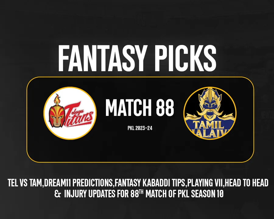 TEL vs TAM PKL 2023-24 