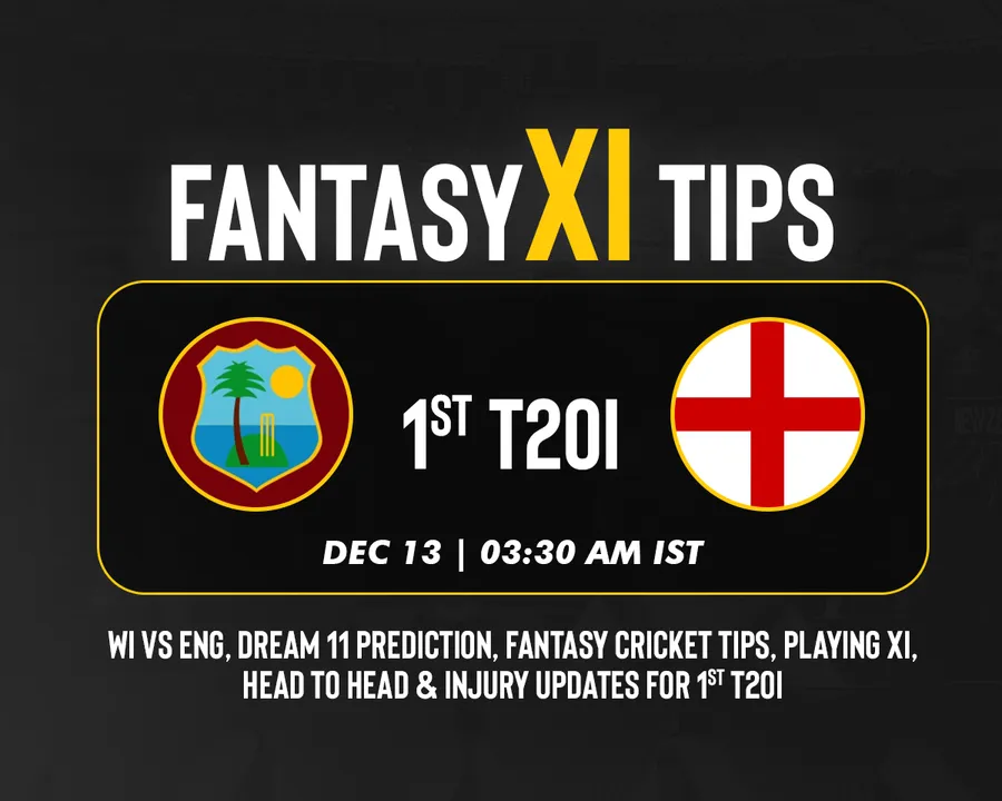 WI vs ENG 1st T20I