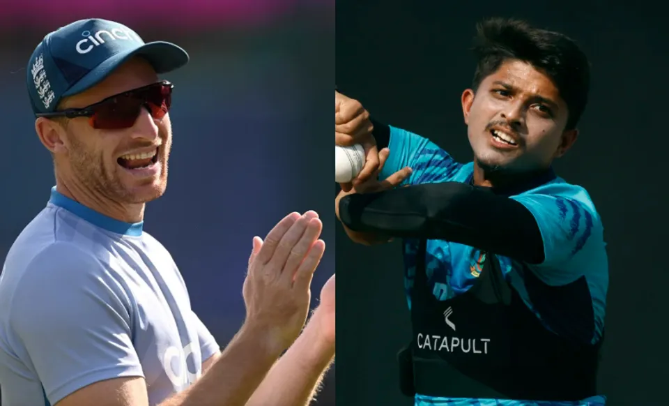 England skipper Jos Buttler, Bangladesh bowler Mahedi Hasan