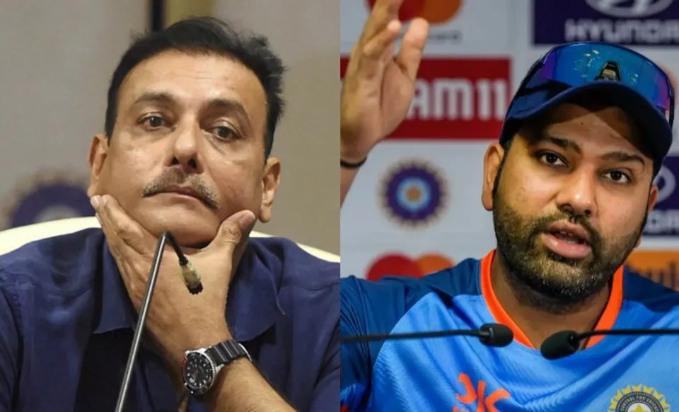 Ravi Shastri and Rohit Sharma