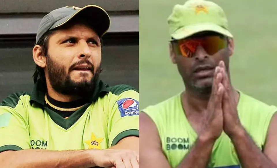 Shahid Afridi and Shoaib Akhtar