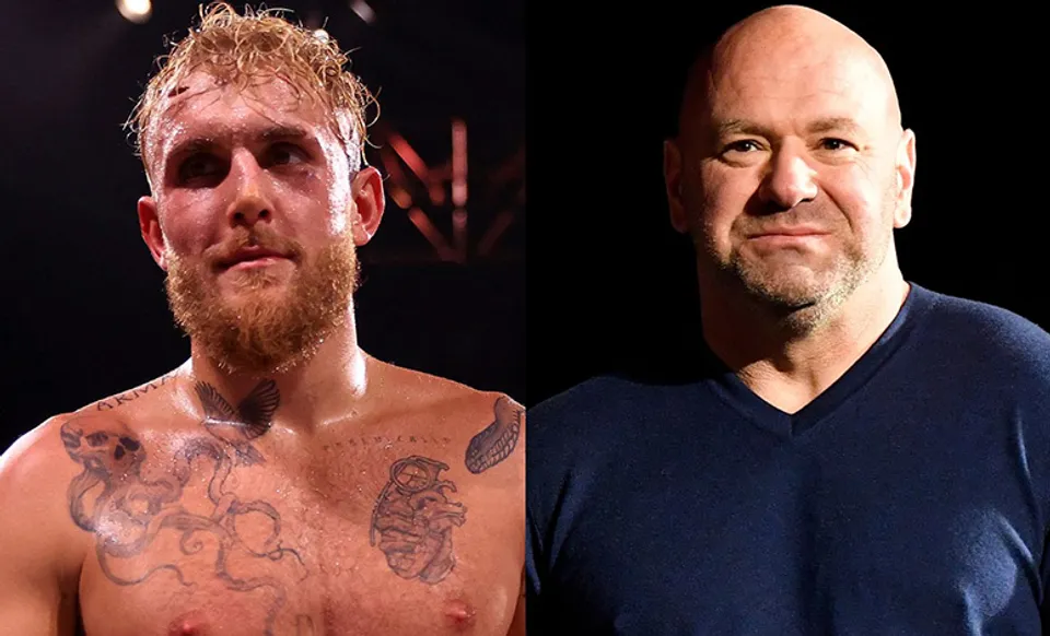 Jake Paul and Dana White, UFC