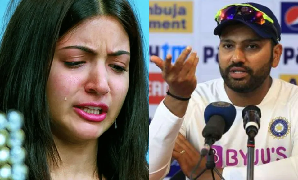 Anushka Sharma and Rohit Sharma