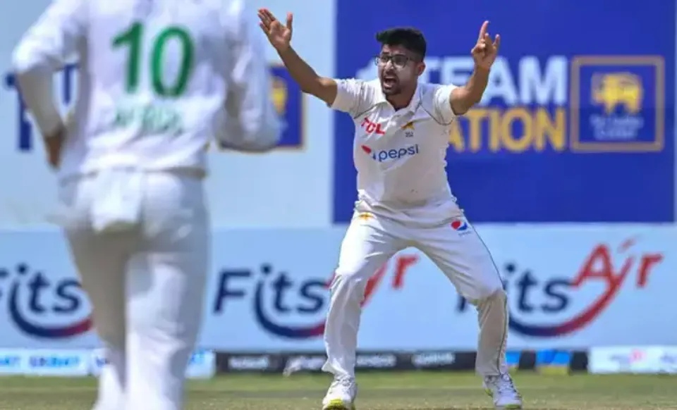 Abrar Ahmed in Sri Lanka