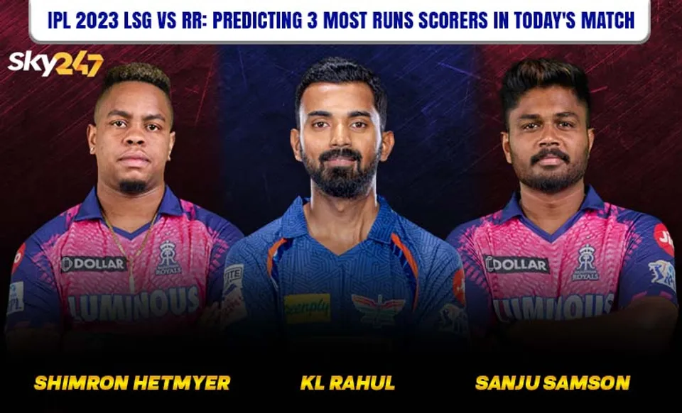 RR vs LSG, IPL 2023: 3 most run scorers in today's match