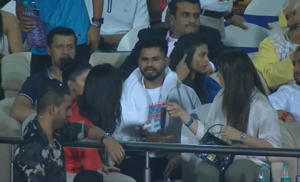 Shreyas Iyer attends SAFF Championship Final