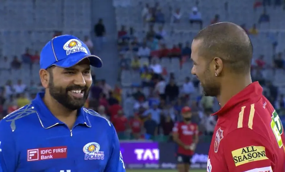 Rohit Sharma and Shikhar Dhawan (Source - Twitter)