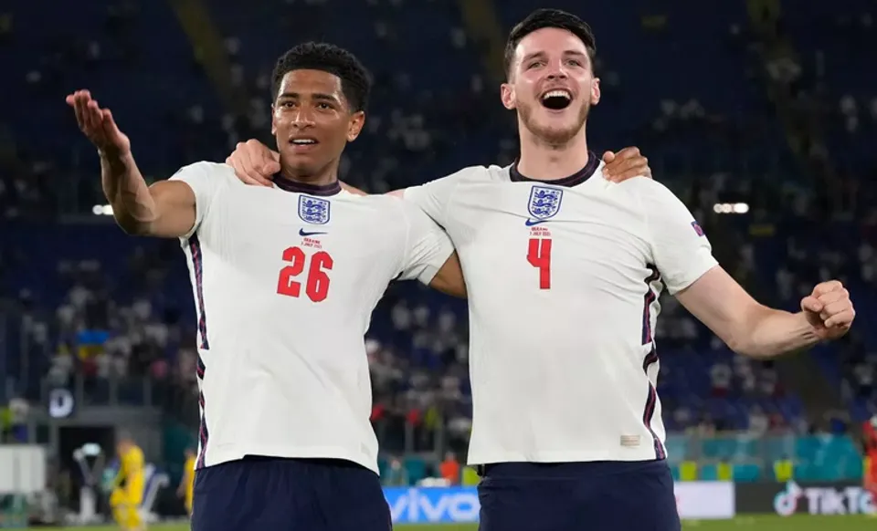 Declan Rice and Jude Bellingham