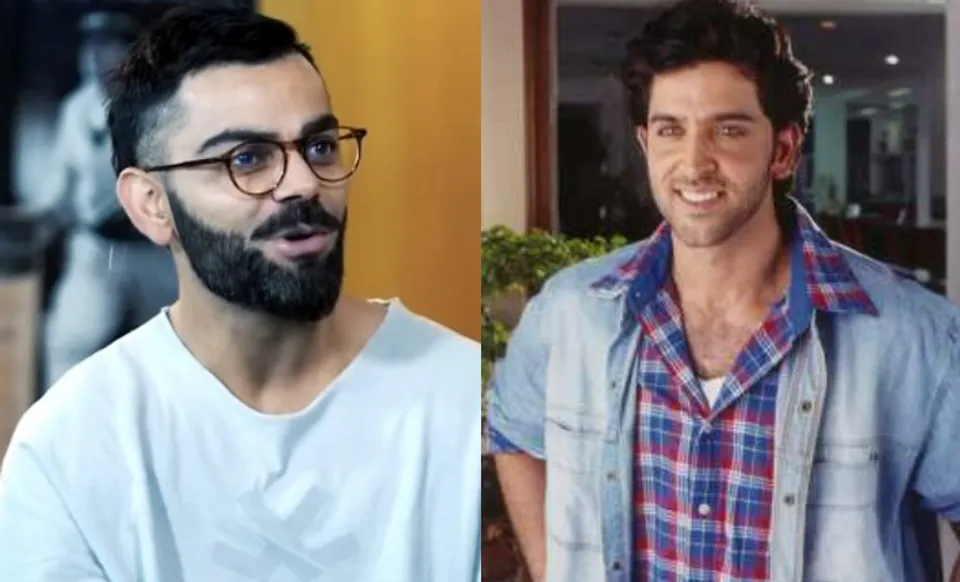 Virat Kohli and Hrithik Roshan