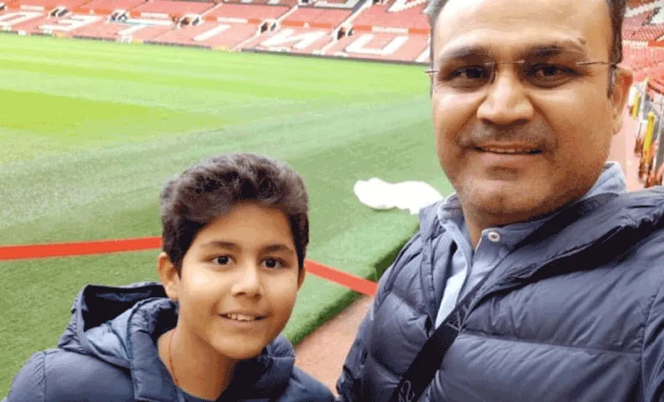 'Nepotism in cricket too'- Fans tear apart Virender Sehwag as his son gets picked in Delhi U-16 team