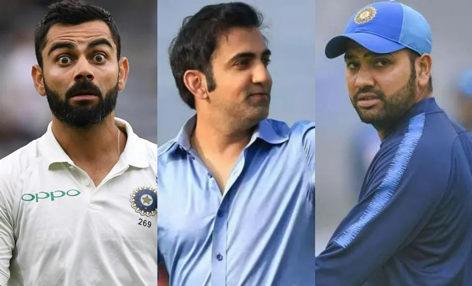 Virat Kohli, Gautam Gambhir, and Rohit Sharma