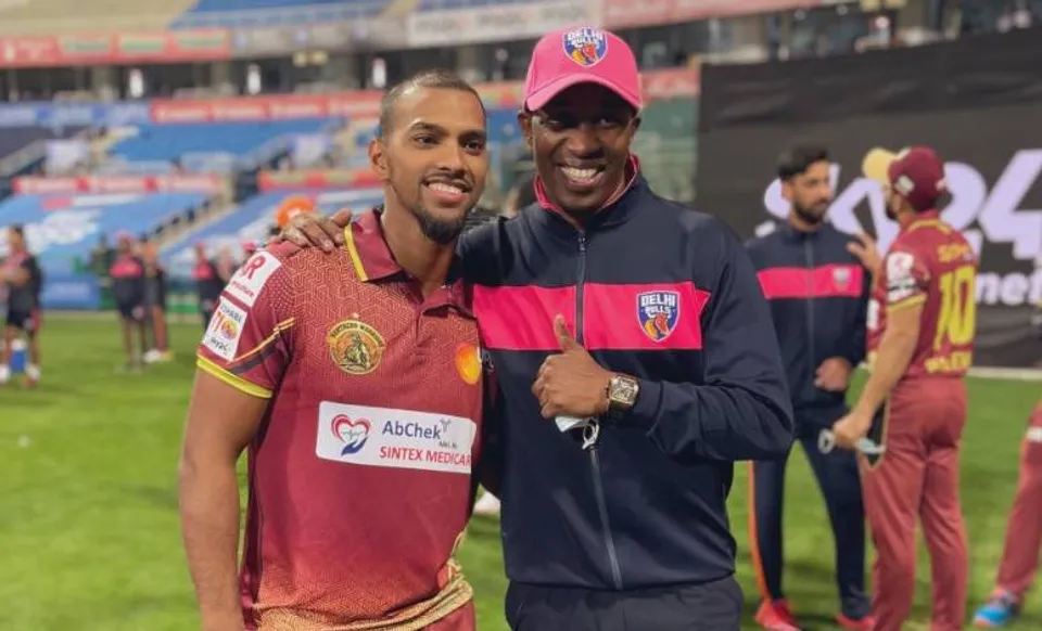 Dwayne Bravo and Nicolas Pooran