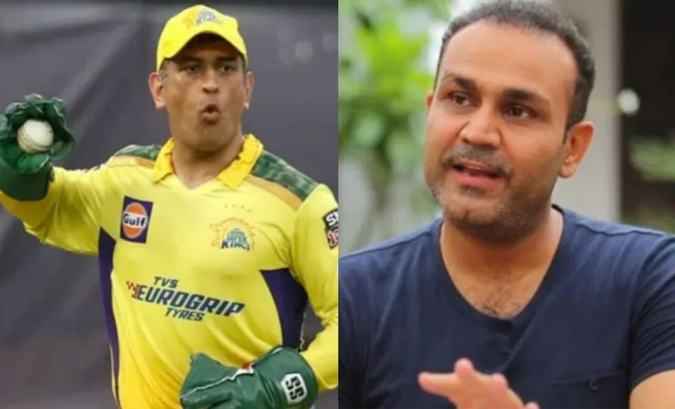 MS Dhoni and Virender Sehwag