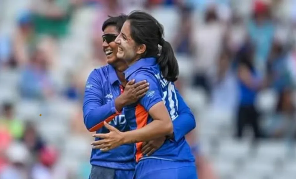 Richa Ghosh and Renuka Singh, India