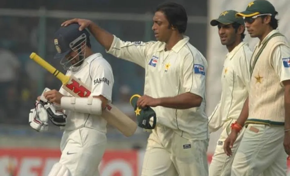 Sachin Tendulkar and Shoaib Akhtar