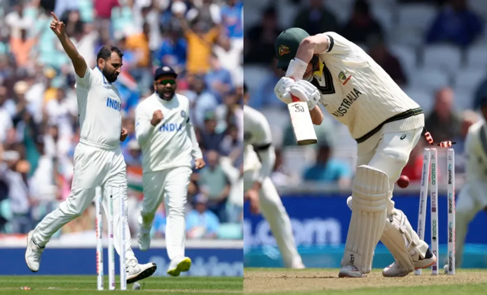 Mohammed Shami and Marnus Labuschagne