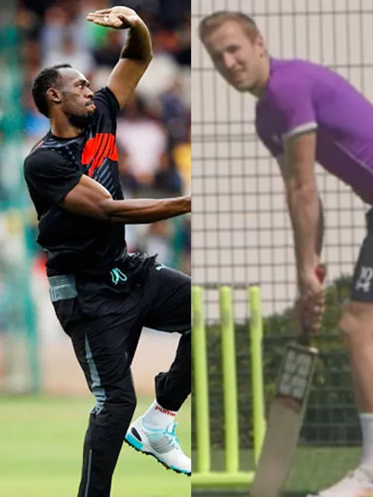 Harry Kane & Usain Bolt