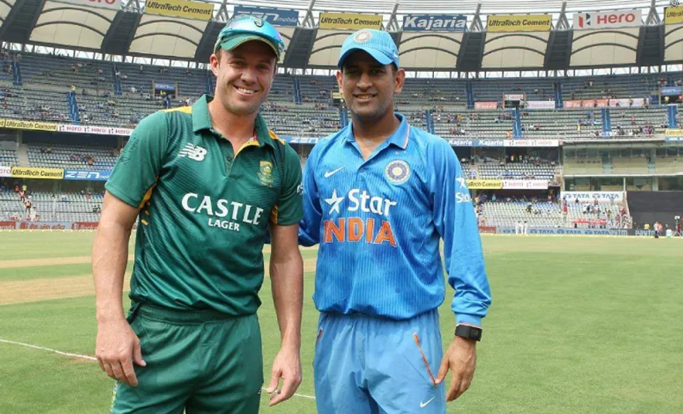 AB de Villiers and MS Dhoni