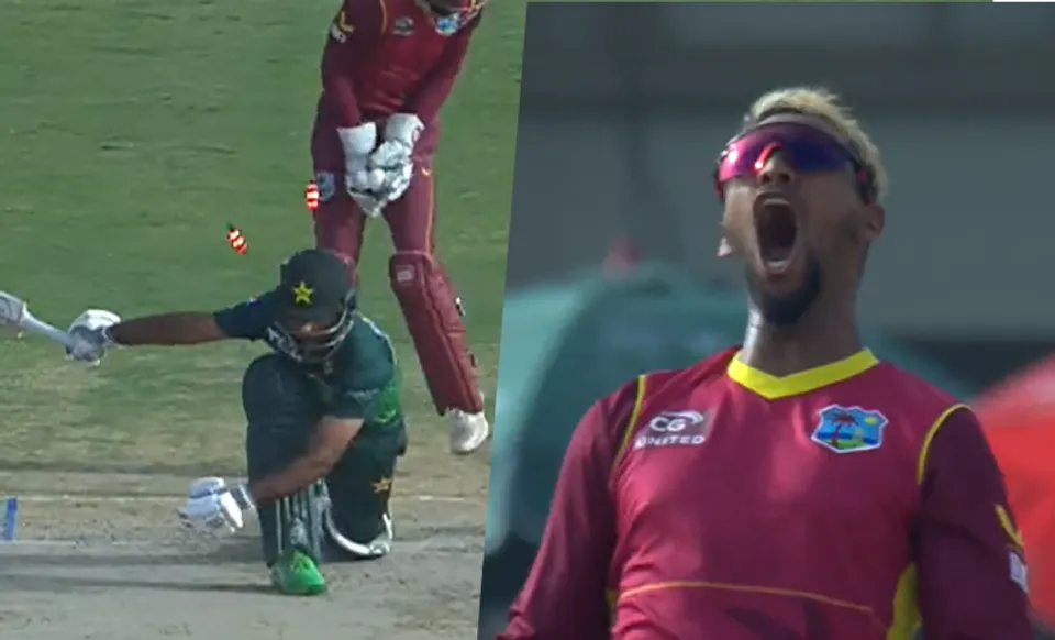 Watch: Nicholas Pooran dismisses Pakistan opener