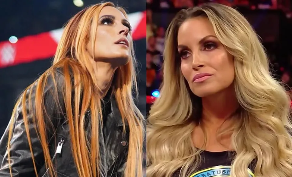 Becky Lynch and Trish Stratus