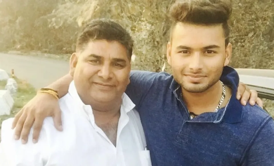 Now that you are in heaven dad, I know you will continue to protect me’- Rishabh Pant pays an emotional tribute to his father