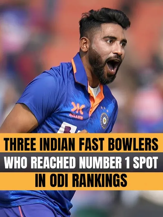Three Indian fast bowlers who reached Number 1 spot in ODI rankings