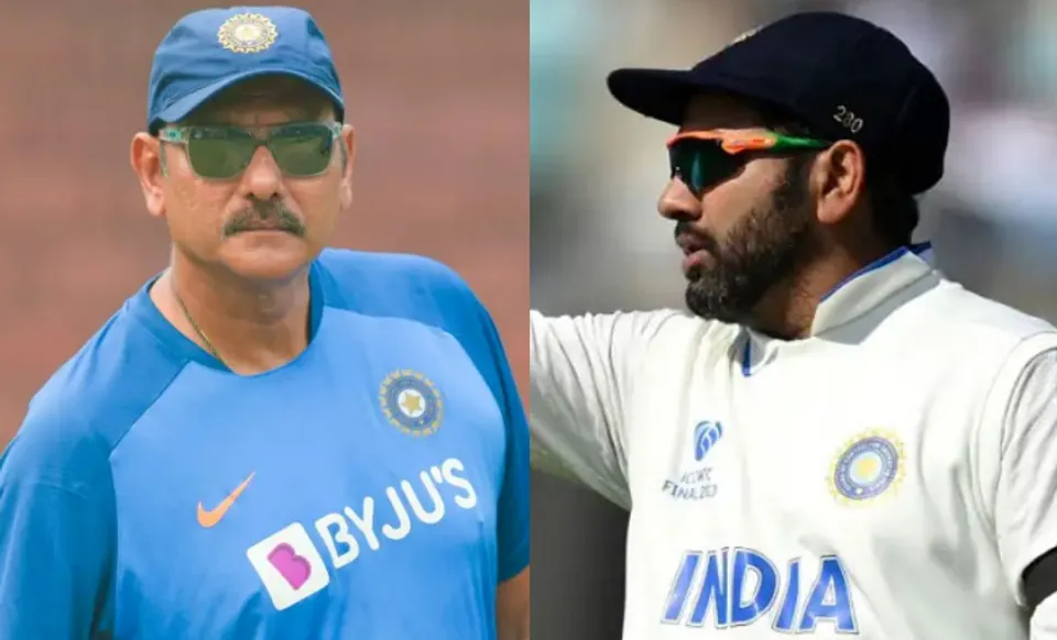 Ravi Shastri and Rohit Sharma