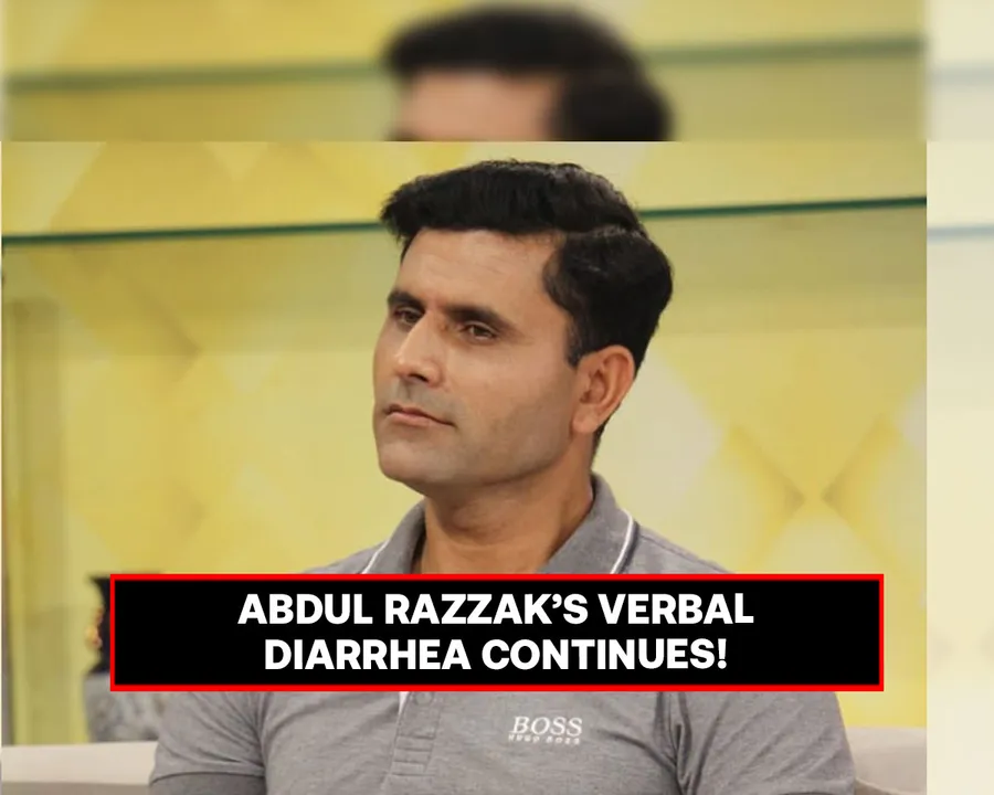  Abdul Razzak’s verbal diarrhea continues!