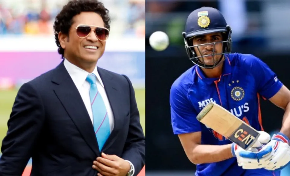 Sachin Tendulkar and Shubman Gill