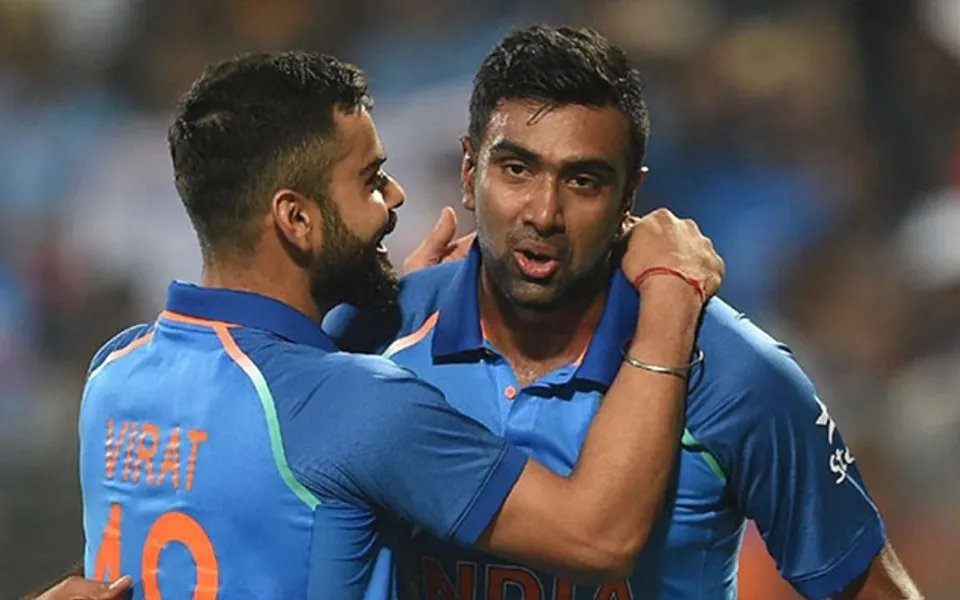Ravichandran Ashwin and Virat Kohli