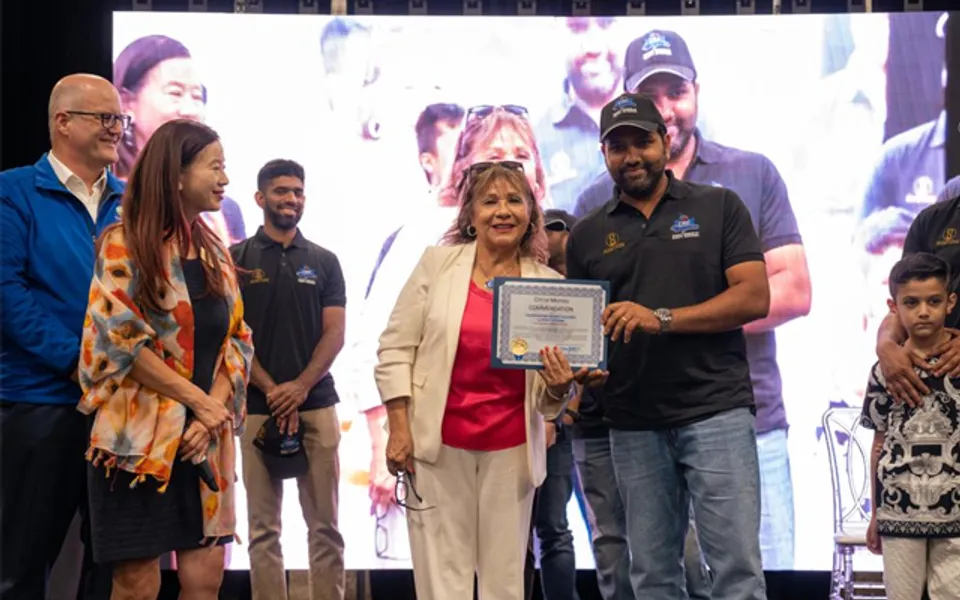 Rohit Sharma launches Cricket Academy in the USA
