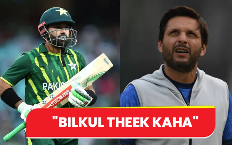 Mohammad Rizwan and Shahid Afridi