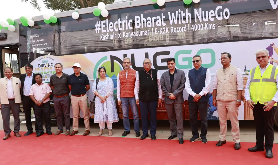 NueGo Begins 4,000 Km Electric Bus Journey