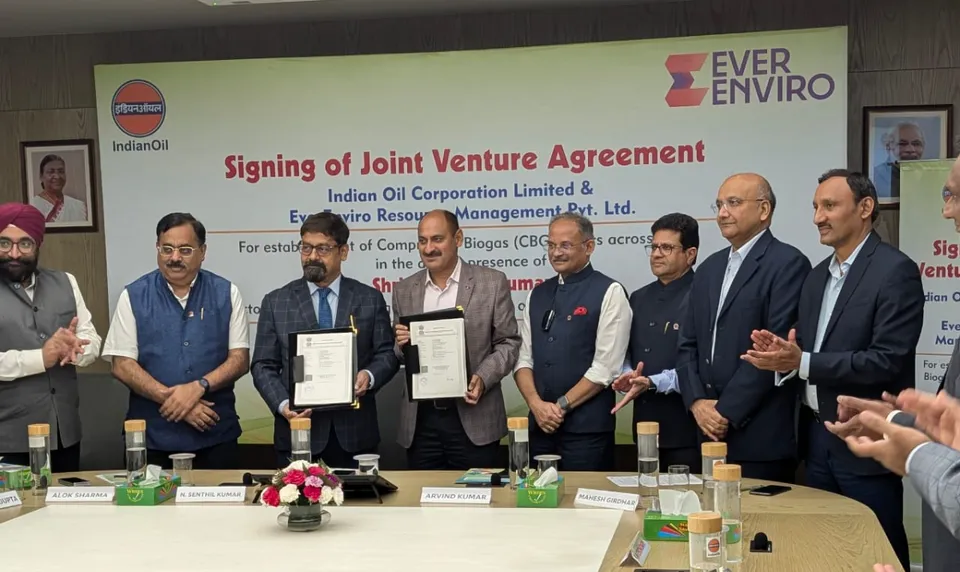 IndianOil, EverEnviro Join Hands for Compressed Biogas Push